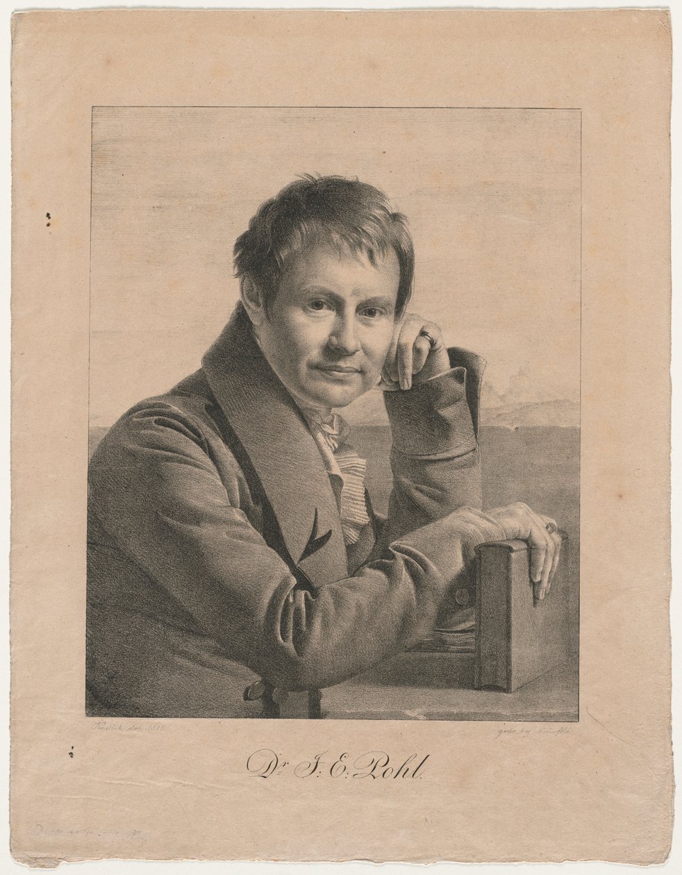 Portrait of Dr. F. E. Pohl by Franz Kadlich