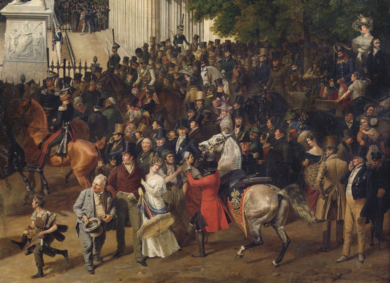 Parade on the Opera Square in Berlin by Franz Krüger