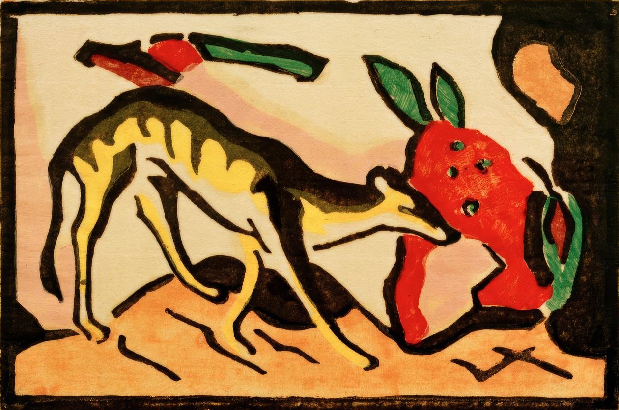 Mythical Creature by Franz Marc