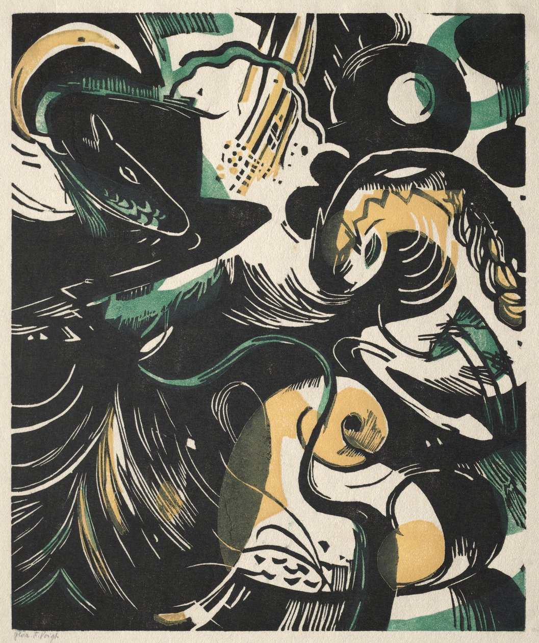 Genesis II by Franz Marc