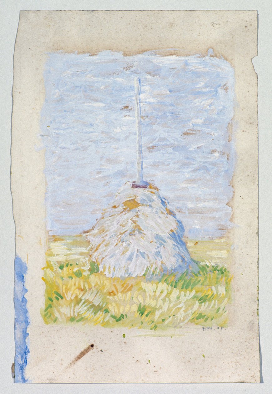 Small Reed Stack near Brunnenbach by Franz Marc