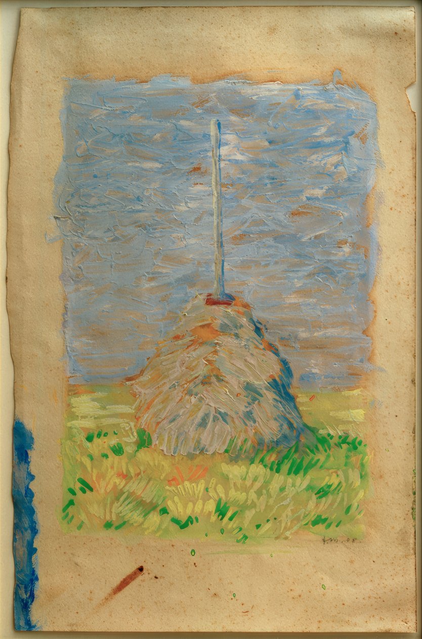 Small Reed Stack near Brunnenbach by Franz Marc