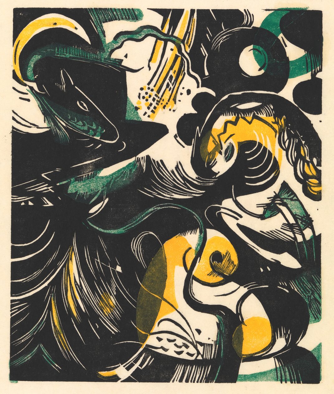 Creation Story II by Franz Marc