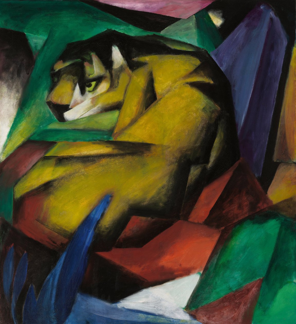 The Tiger by Franz Marc