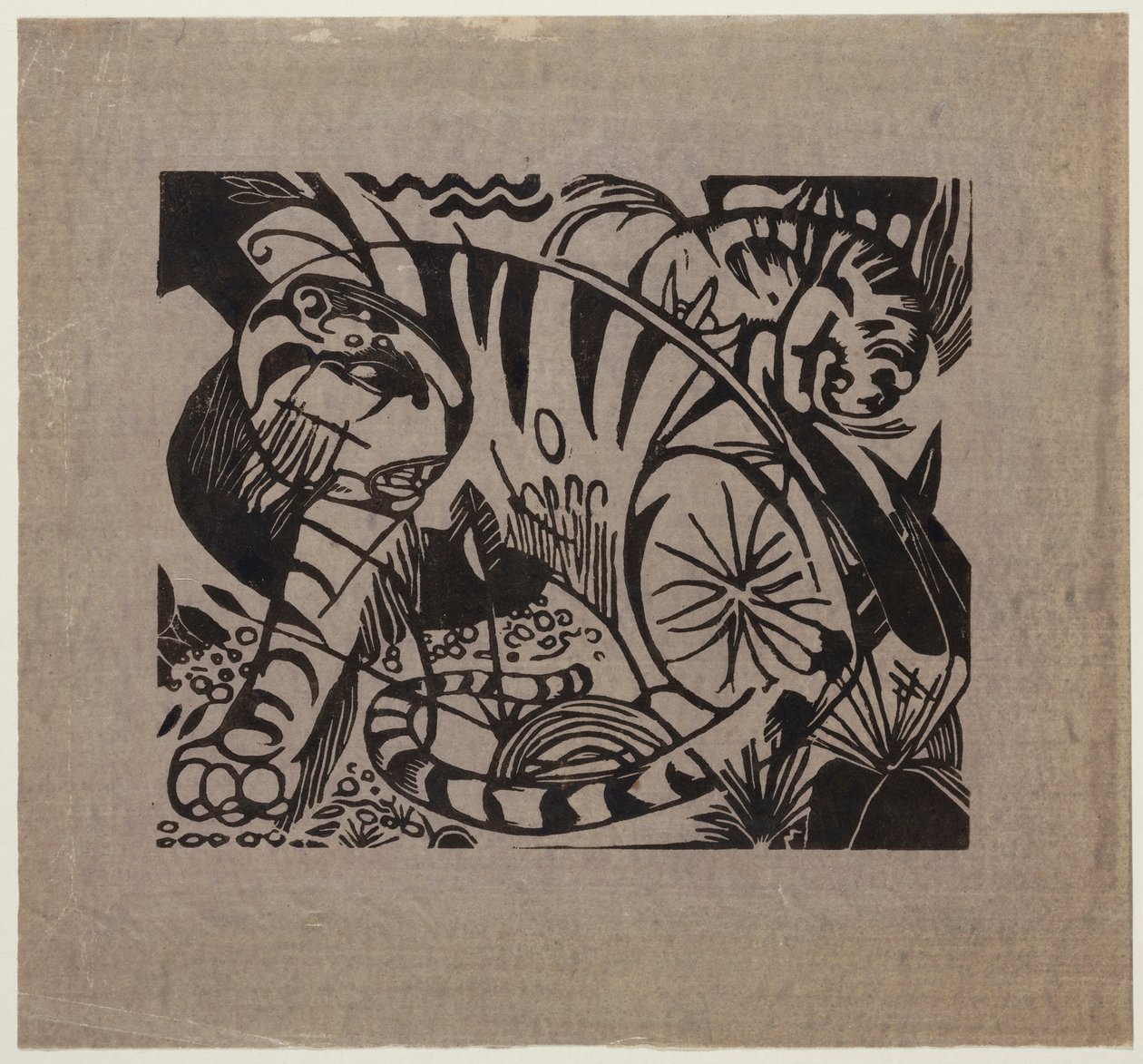 Tiger by Franz Marc
