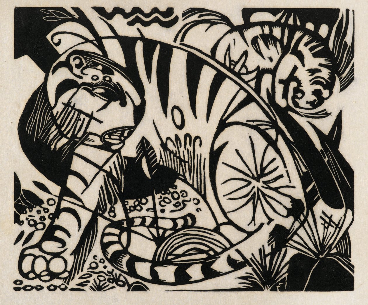 Tiger by Franz Marc