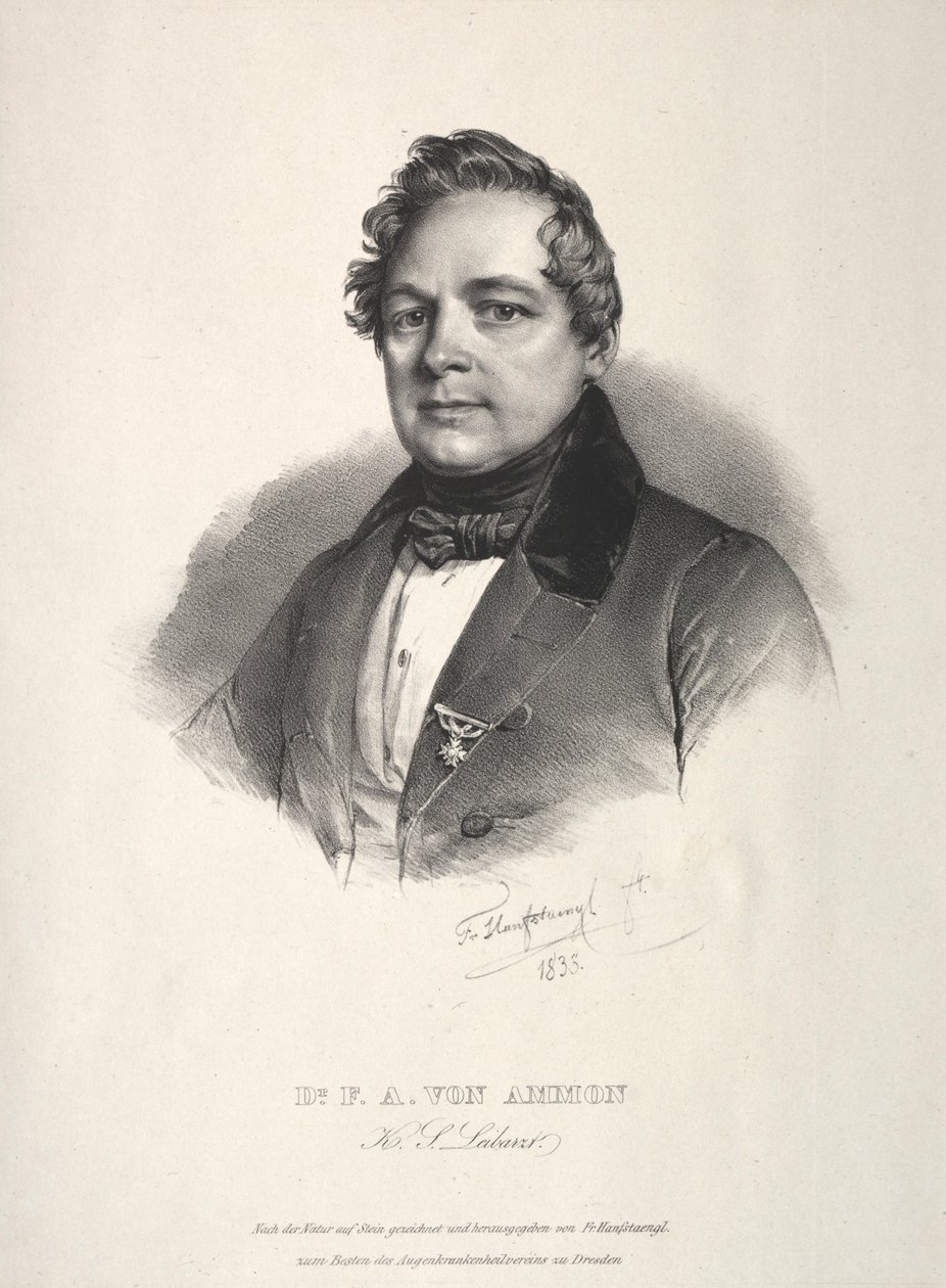 Dr. Friedrich August von Ammon by Franz Seraph Hanfstaengl