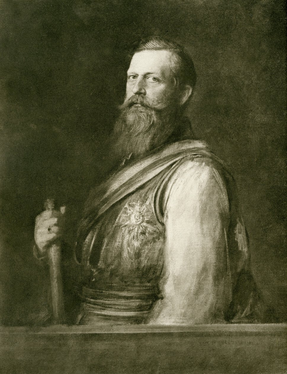 Friedrich III by Franz Seraph von Lenbach