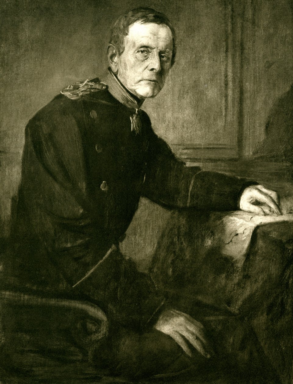 Helmuth von Moltke the Elder by Franz Seraph von Lenbach