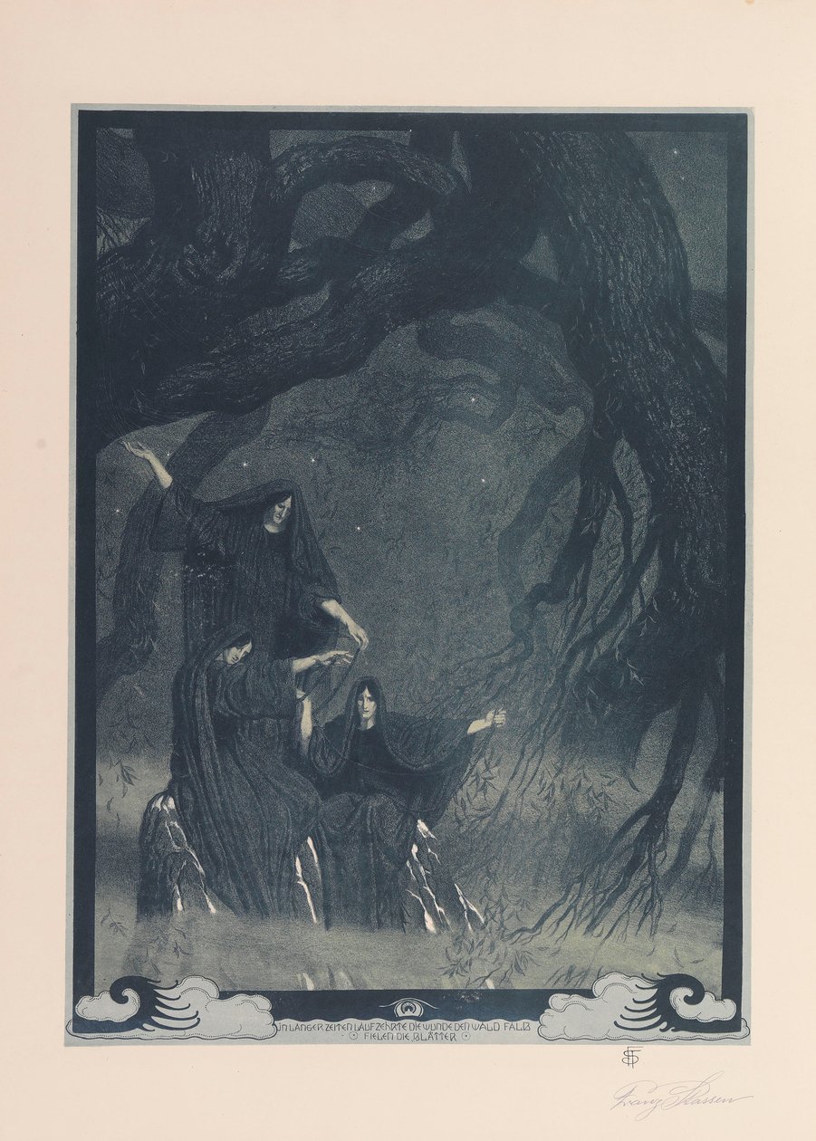 The Ring of the Nibelung, 1914 by Franz Stassen