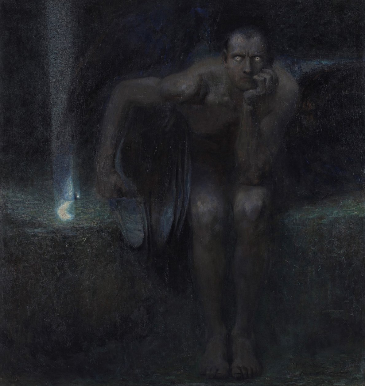 Lucifer by Franz Stuck Ritter von