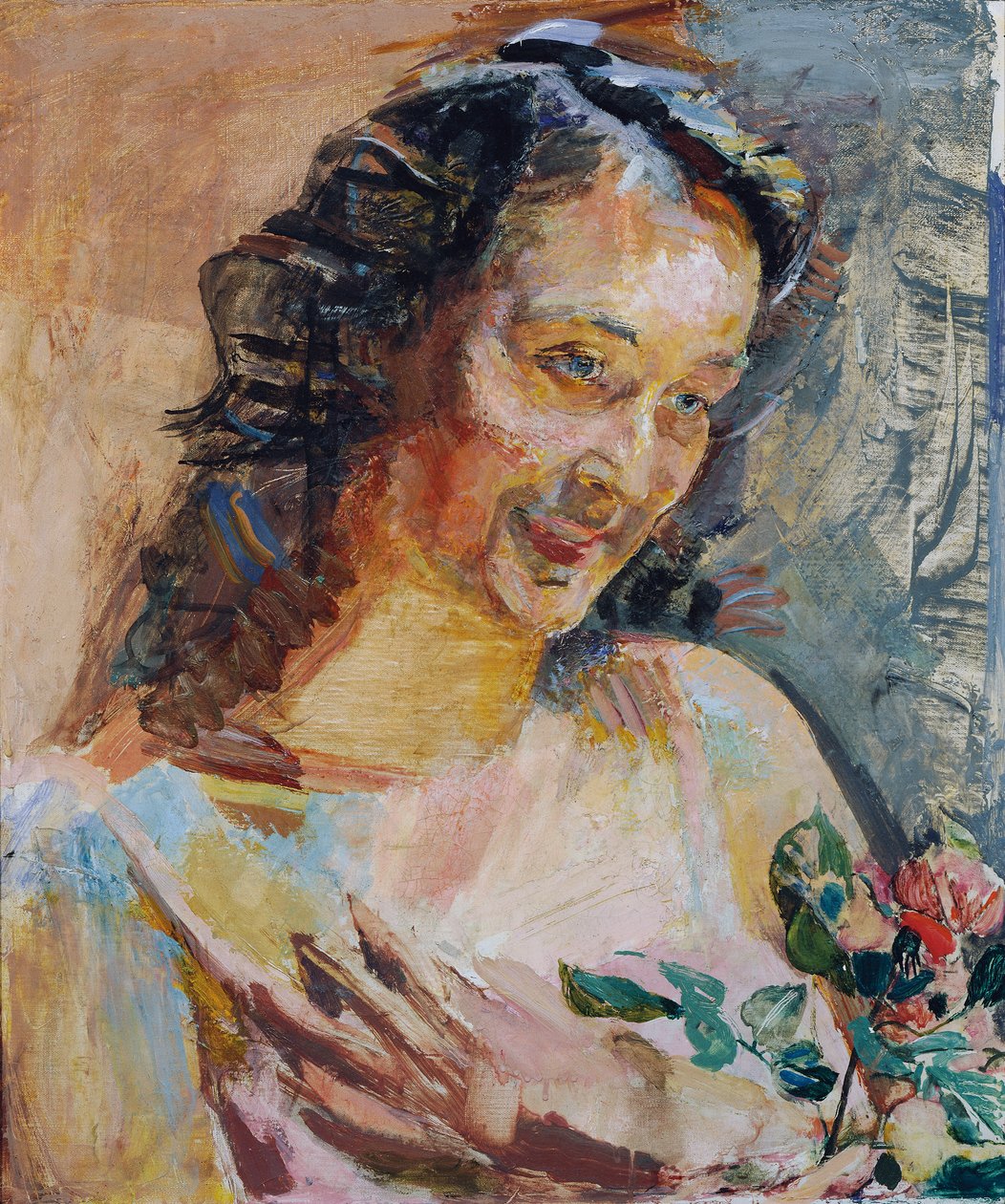 Stephanie Maurer ("Rose Picture") by Franz Wiegele