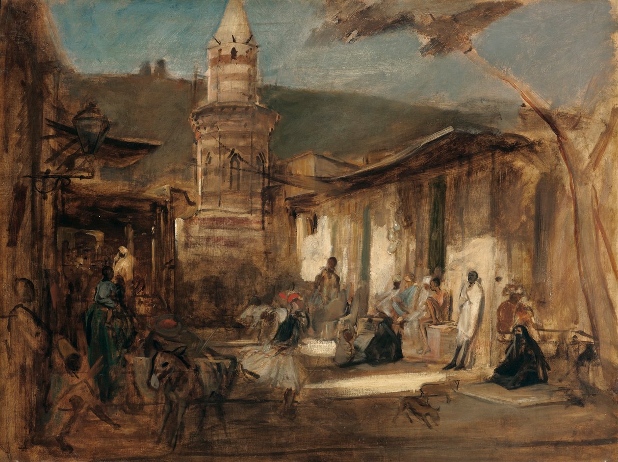 Street in Cairo by Franz von Lenbach