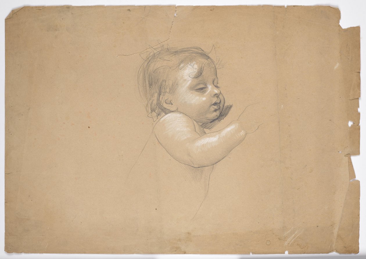 Study of a Toddler by Franz von Matsch