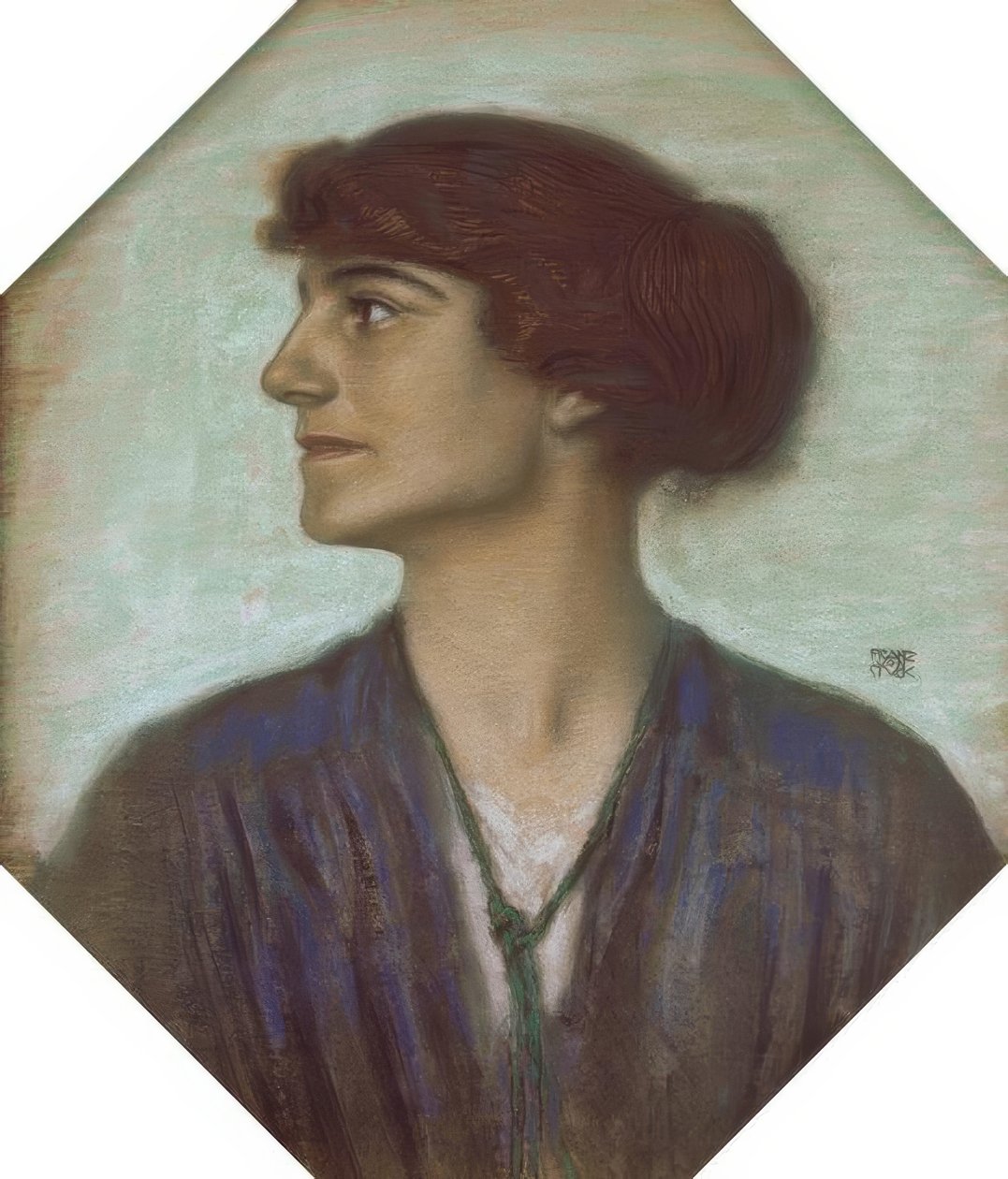 Portrait of a Lady by Franz von Stuck
