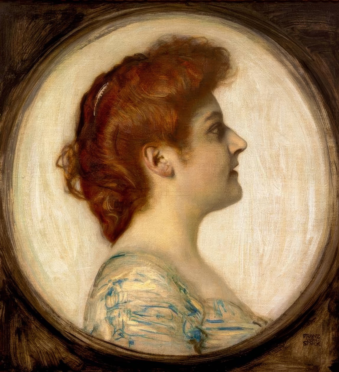 Portrait of a Lady by Franz von Stuck