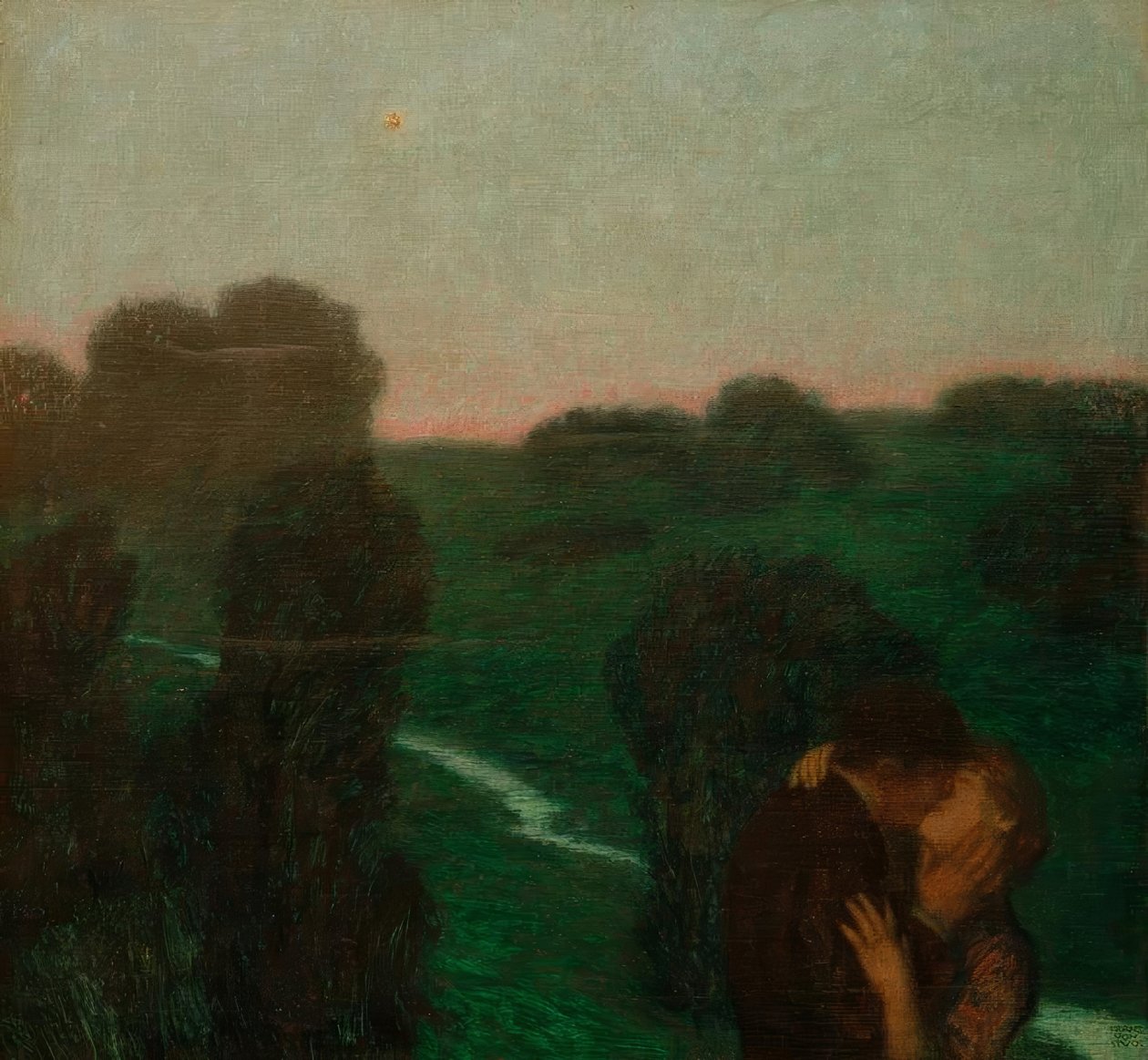 The Evening Star by Franz von Stuck