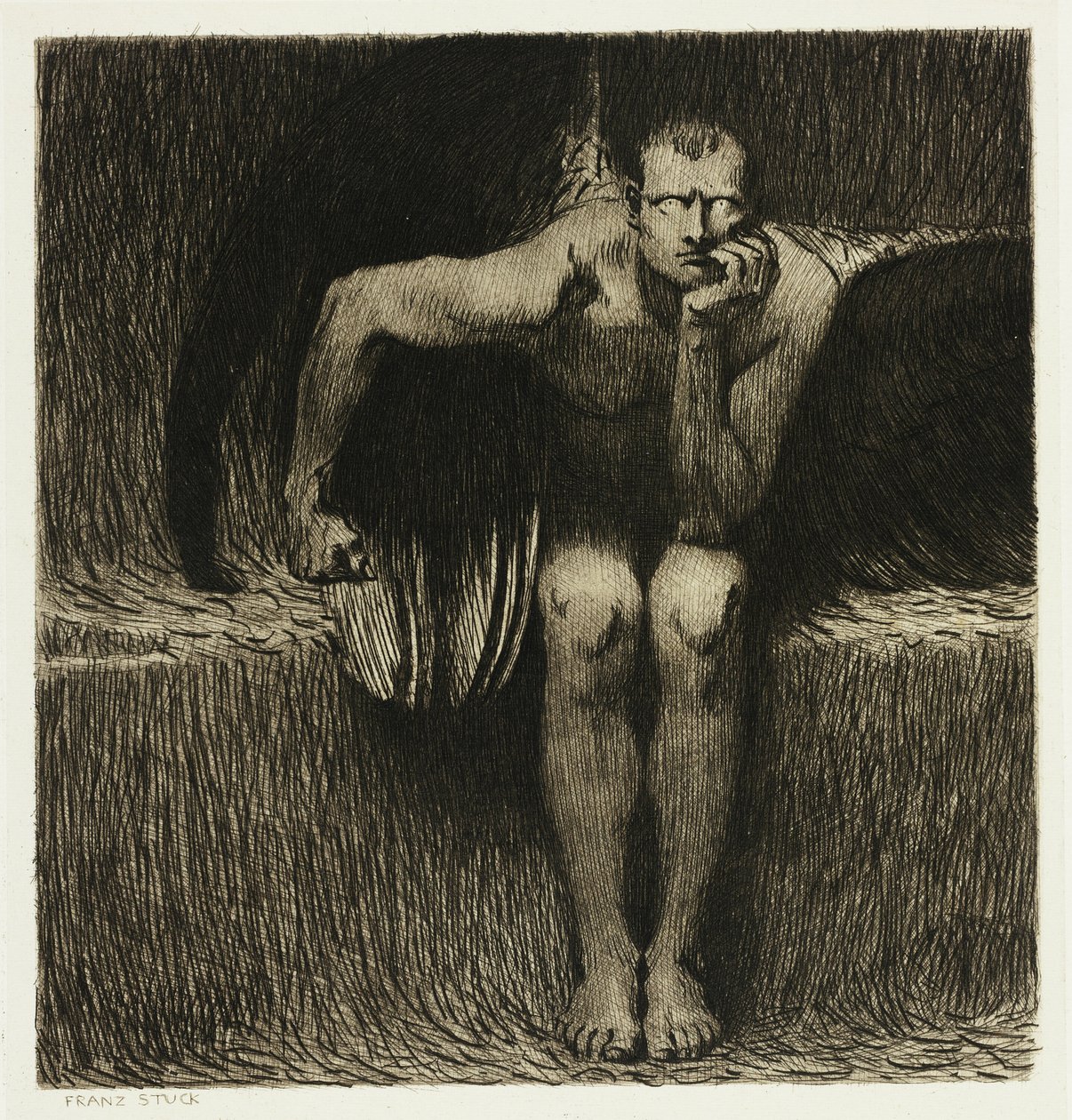 Lucifer by Franz von Stuck