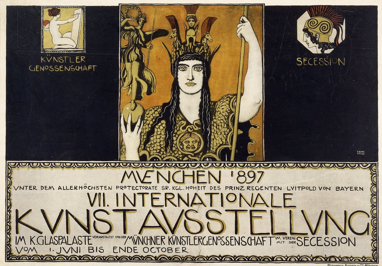 Munich 1897, VII International Art Exhibition by Franz von Stuck