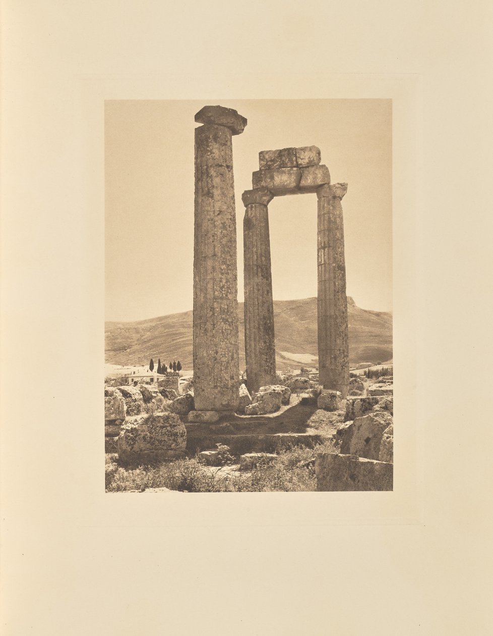 The Temple of Zeus at Nemea by Frédéric Boissonnas