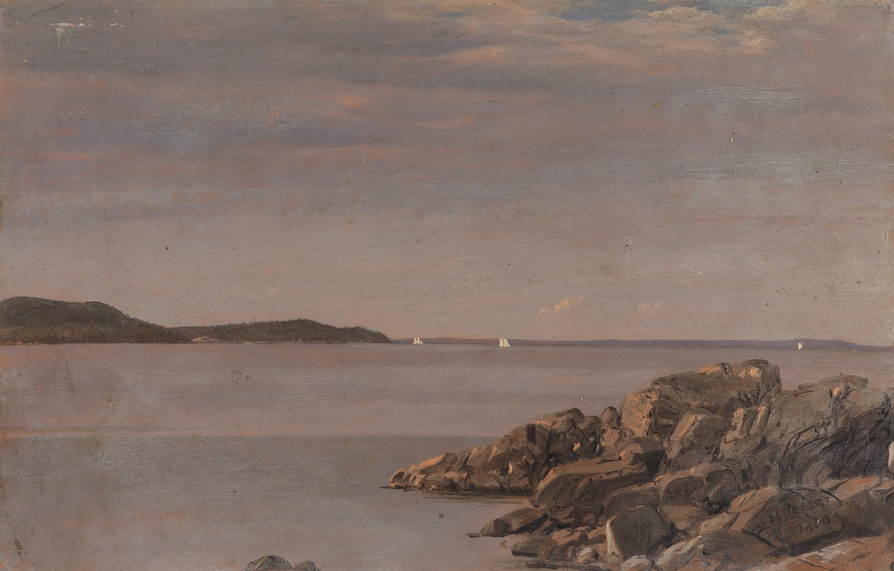 Mt. Desert Island, Maine Coast by Frederic Edwin Church