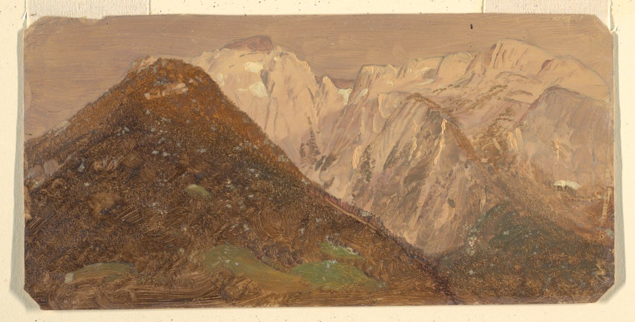Alpine Landscape (probably Switzerland) by Frederic Edwin Church