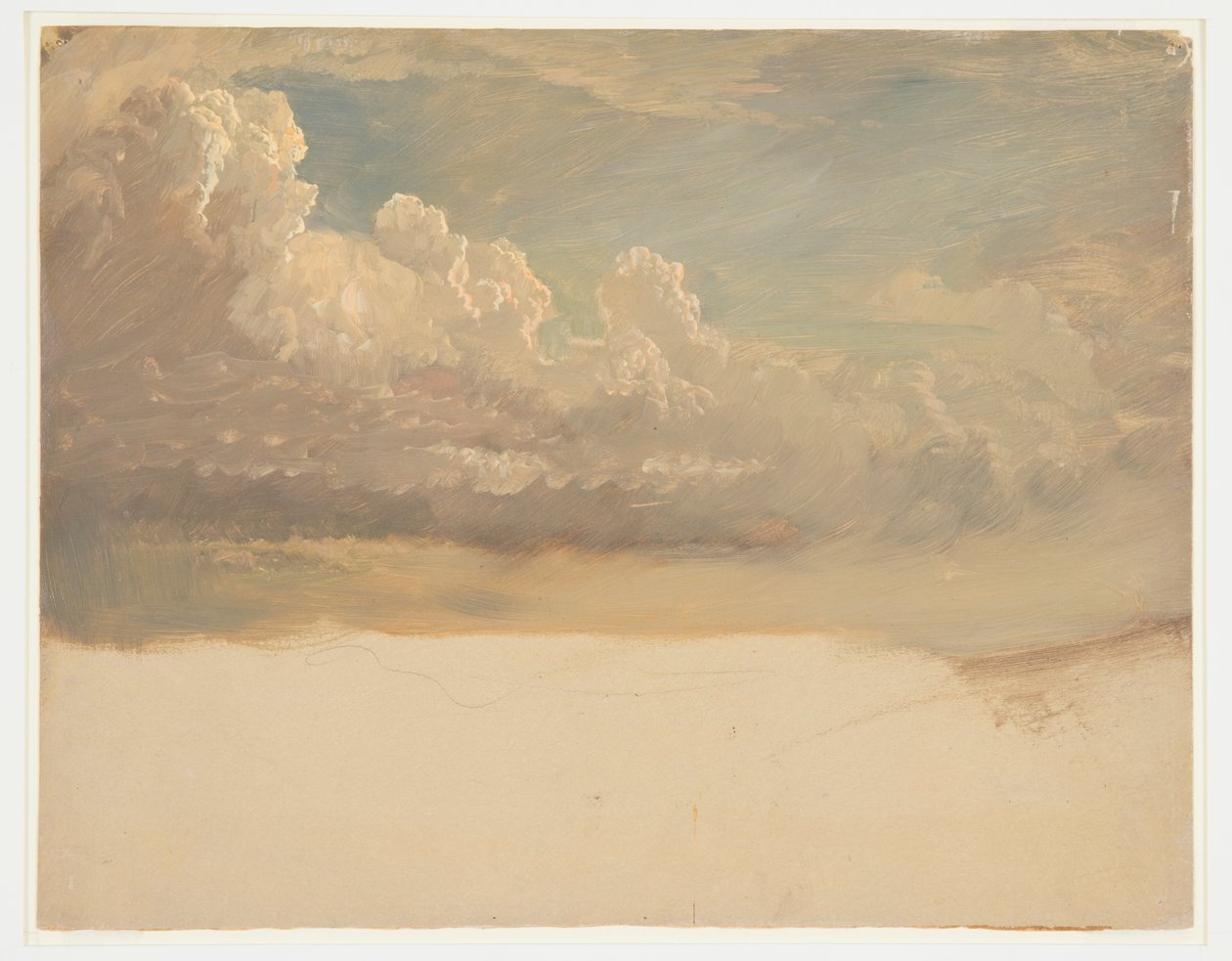 Cloud Study by Frederic Edwin Church