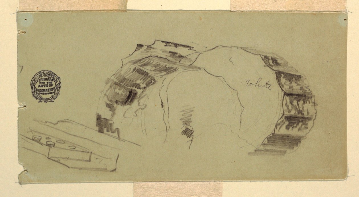 Column and Entablature Fragments, Athens by Frederic Edwin Church