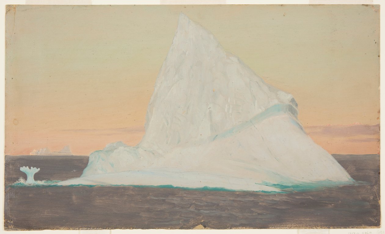 Iceberg and Ice Flower by Frederic Edwin Church