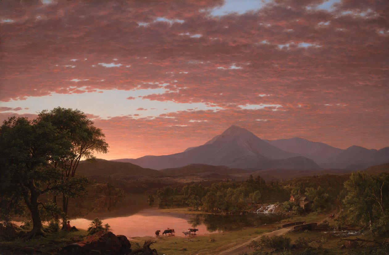 Mt. Katahdin by Frederic Edwin Church