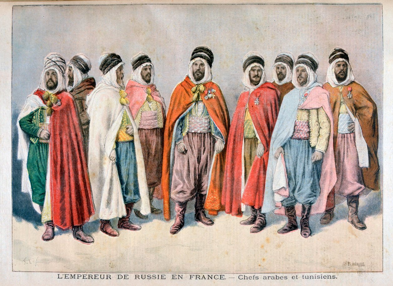 Arab and Tunisian Chiefs by Frederic Lix