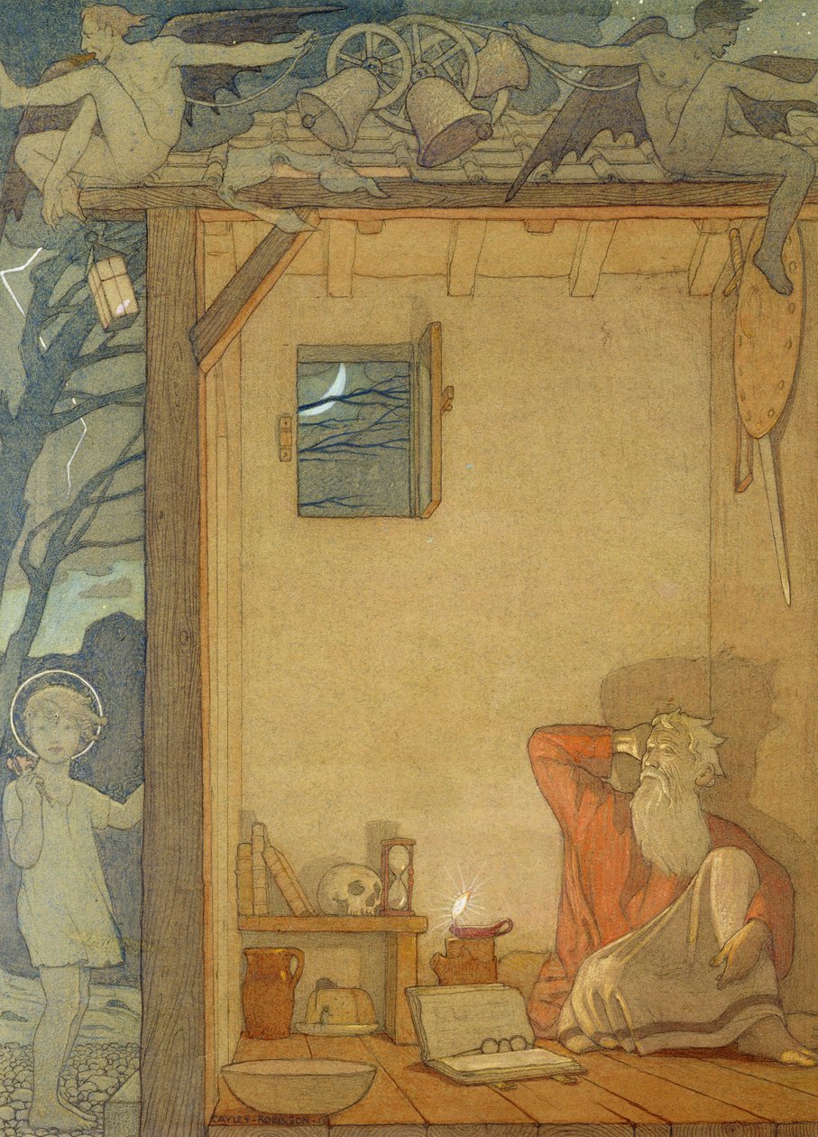 St. Christopher and the Child by Frederick Cayley Robinson