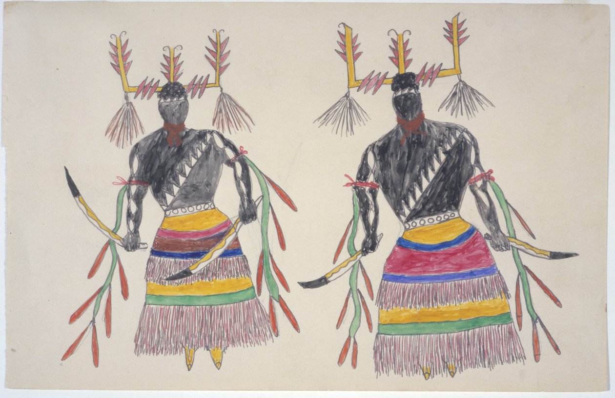 Two Men in Costume by Frederick Gokliz