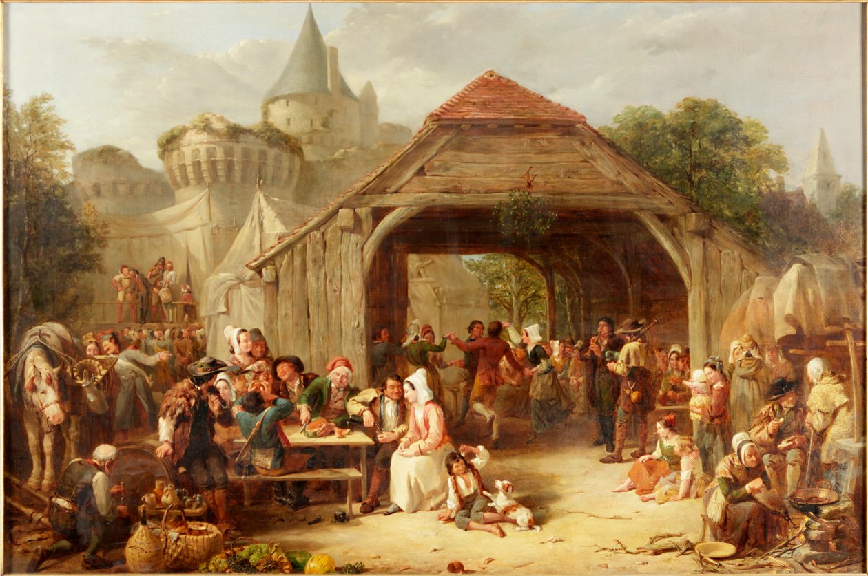 Merrymaking by Frederick Goodall
