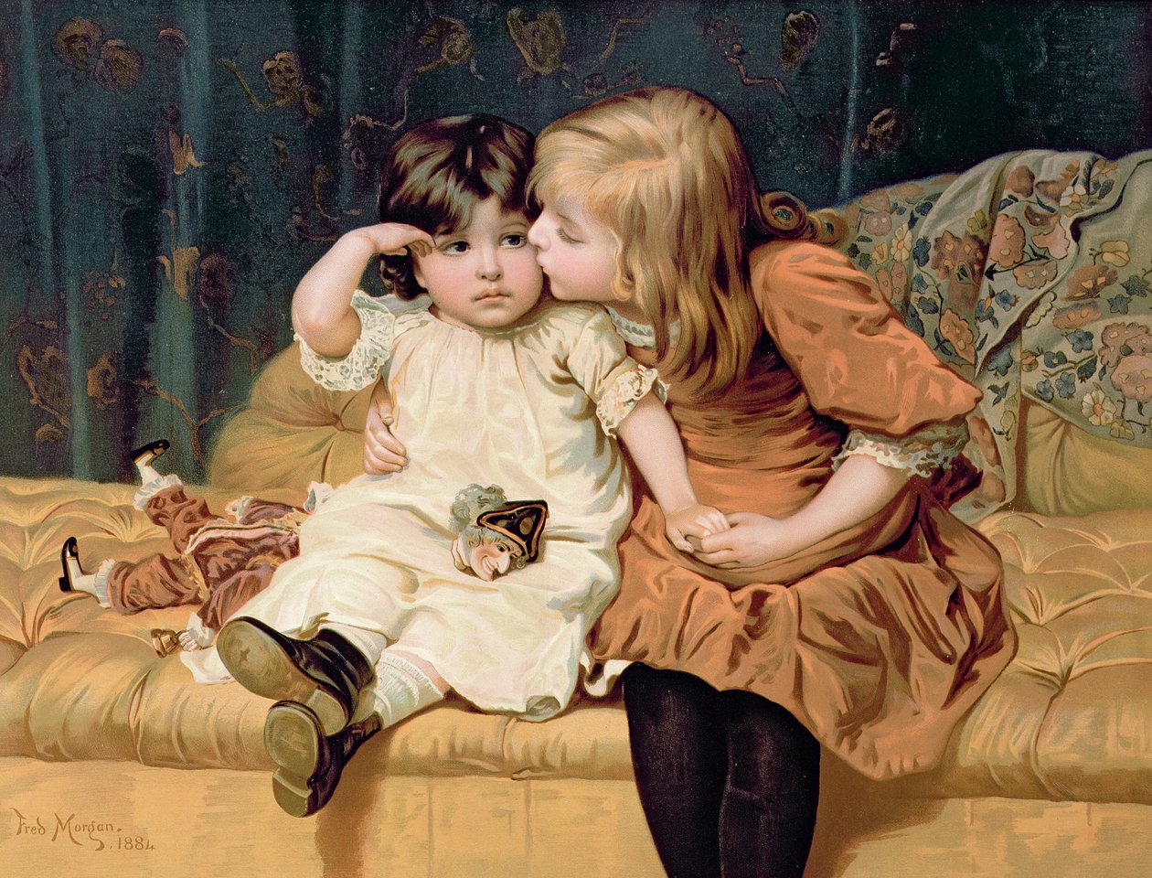 Never Mind, from a Pears Annual, 1884 by Frederick Morgan