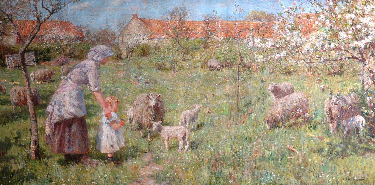 In the Springtime by Frederick William Jackson