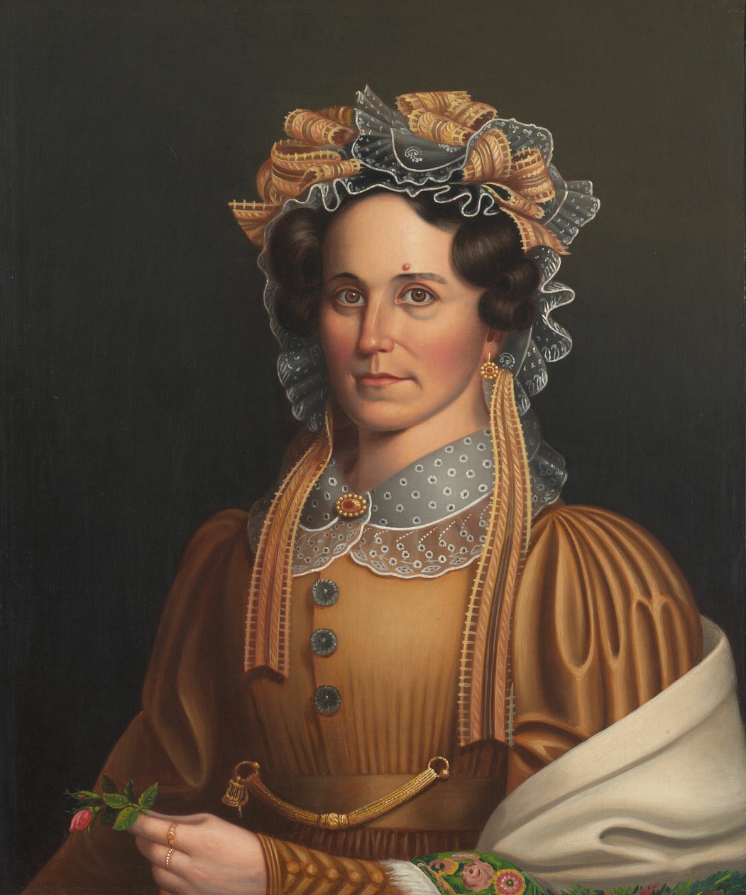Lady in Brown by Frederick R. Spencer