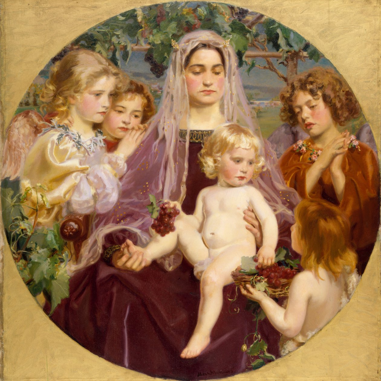 Madonna of Giverny, 1901 by Frederick William MacMonnies