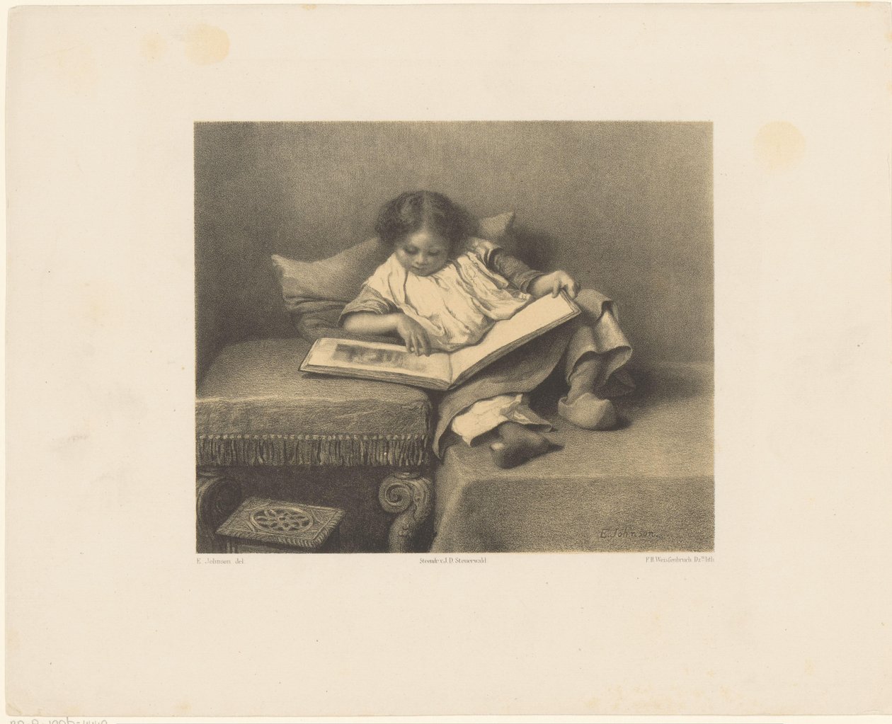 Child with Picture Book by Frederik Hendrik Weissenbruch