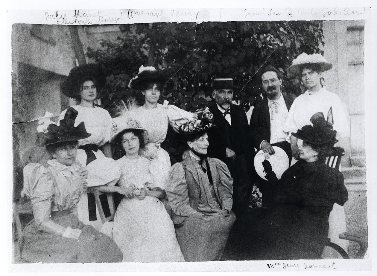 Group Portrait with Stephane Mallarme by French Photographer