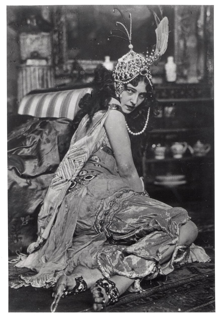 Ida Rubinstein as Zobeide in Scheherazade, c.1910 by French Photographer