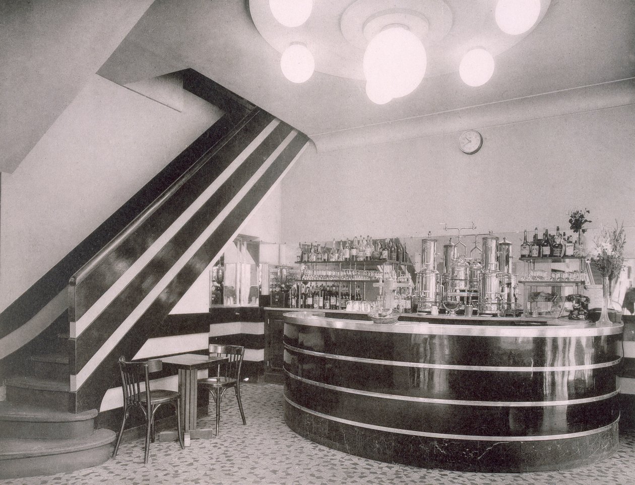The Bar Torcy, designed by Deschanel and J. Dussolier by French Photographer