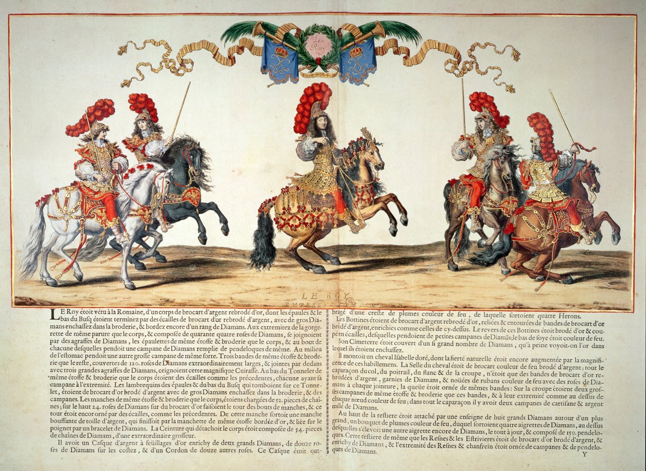 Carousel Performed by Louis XIV in Front of the Tuileries, 5th June 1662 by French School