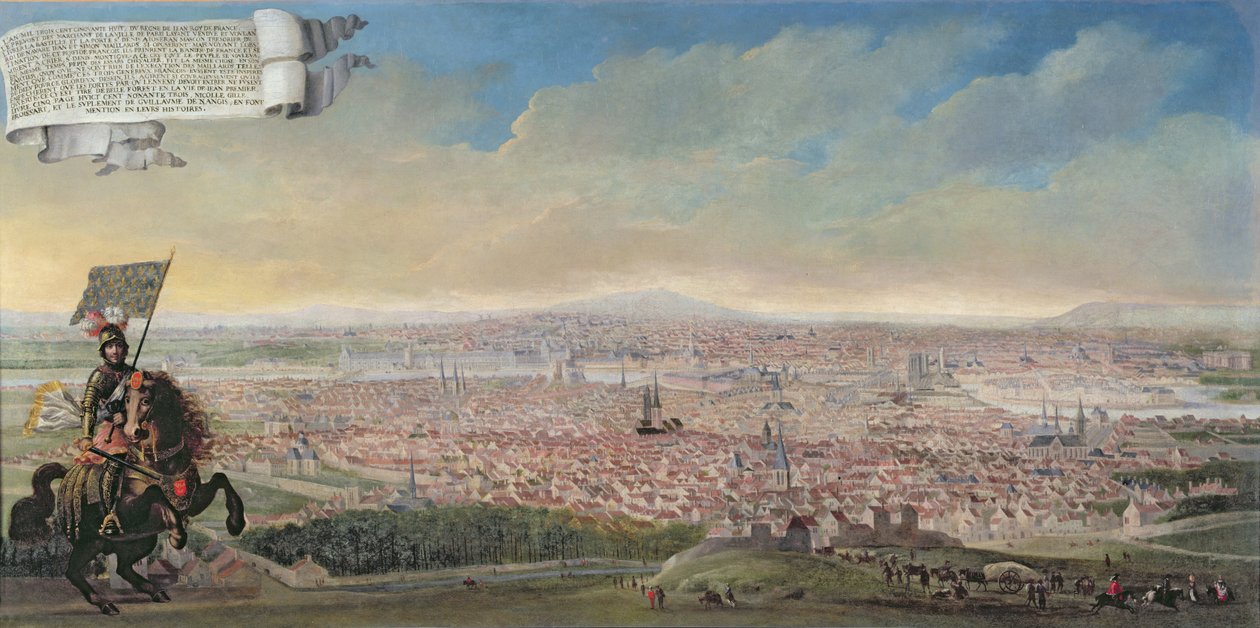 General View of Paris from the Faubourg Saint-Jacques, c.1640 by French School