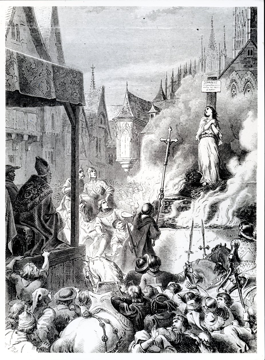 Joan of Arc at the Stake by French School