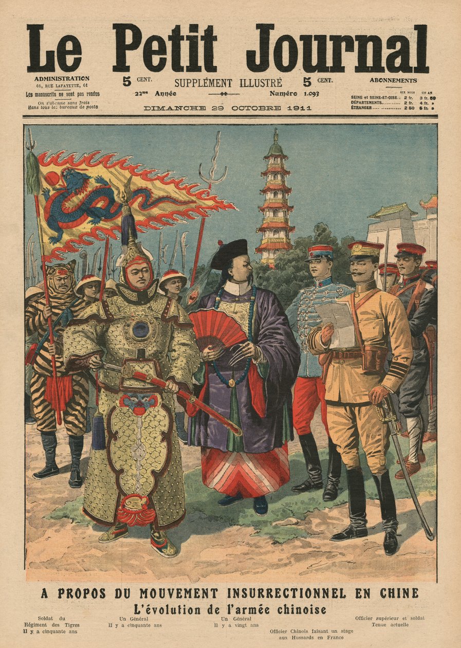 Movement of Revolt in China, Evolution of the Chinese Army by French School