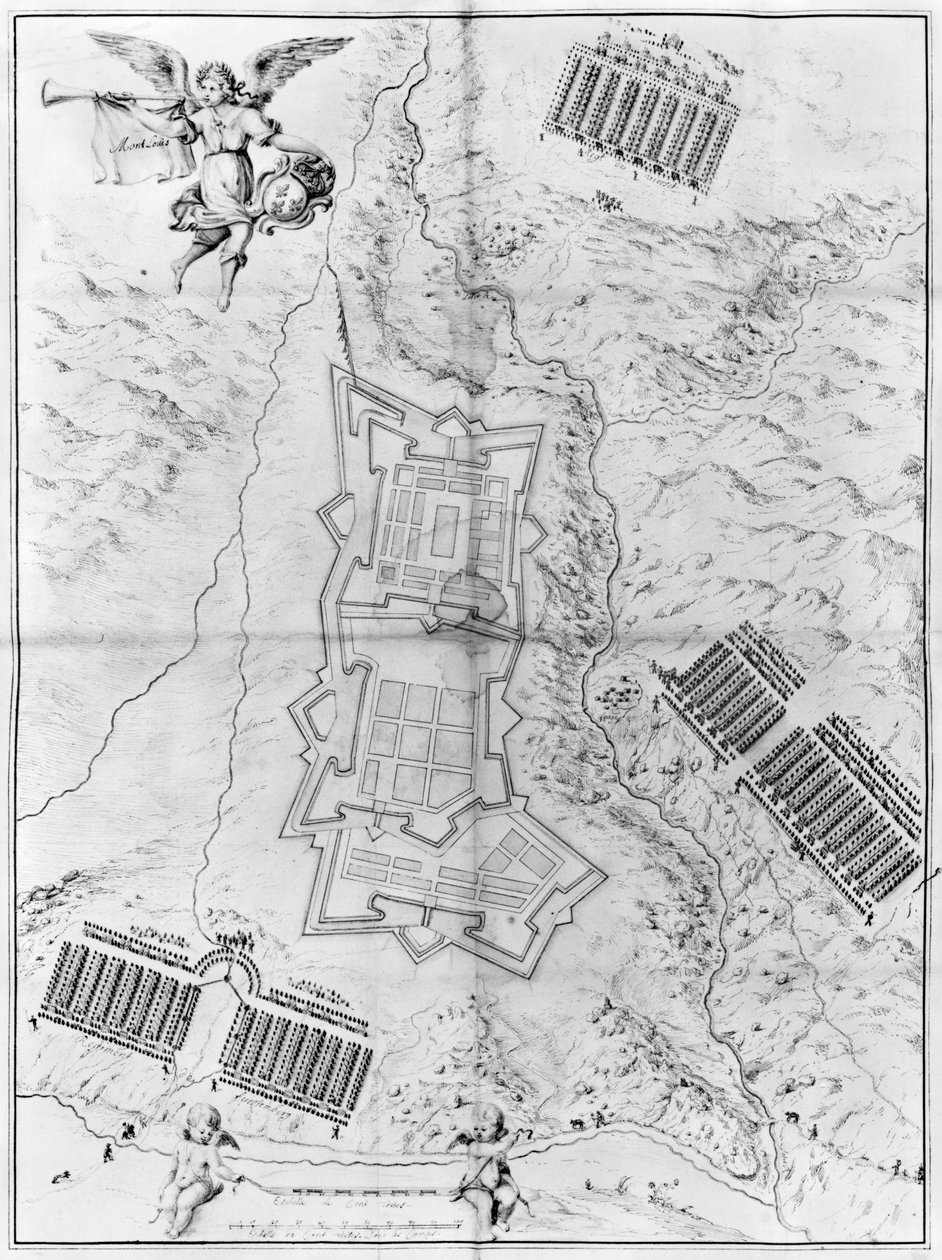 Plan and Map of the Town and Citadel of Mont-Louis by French School