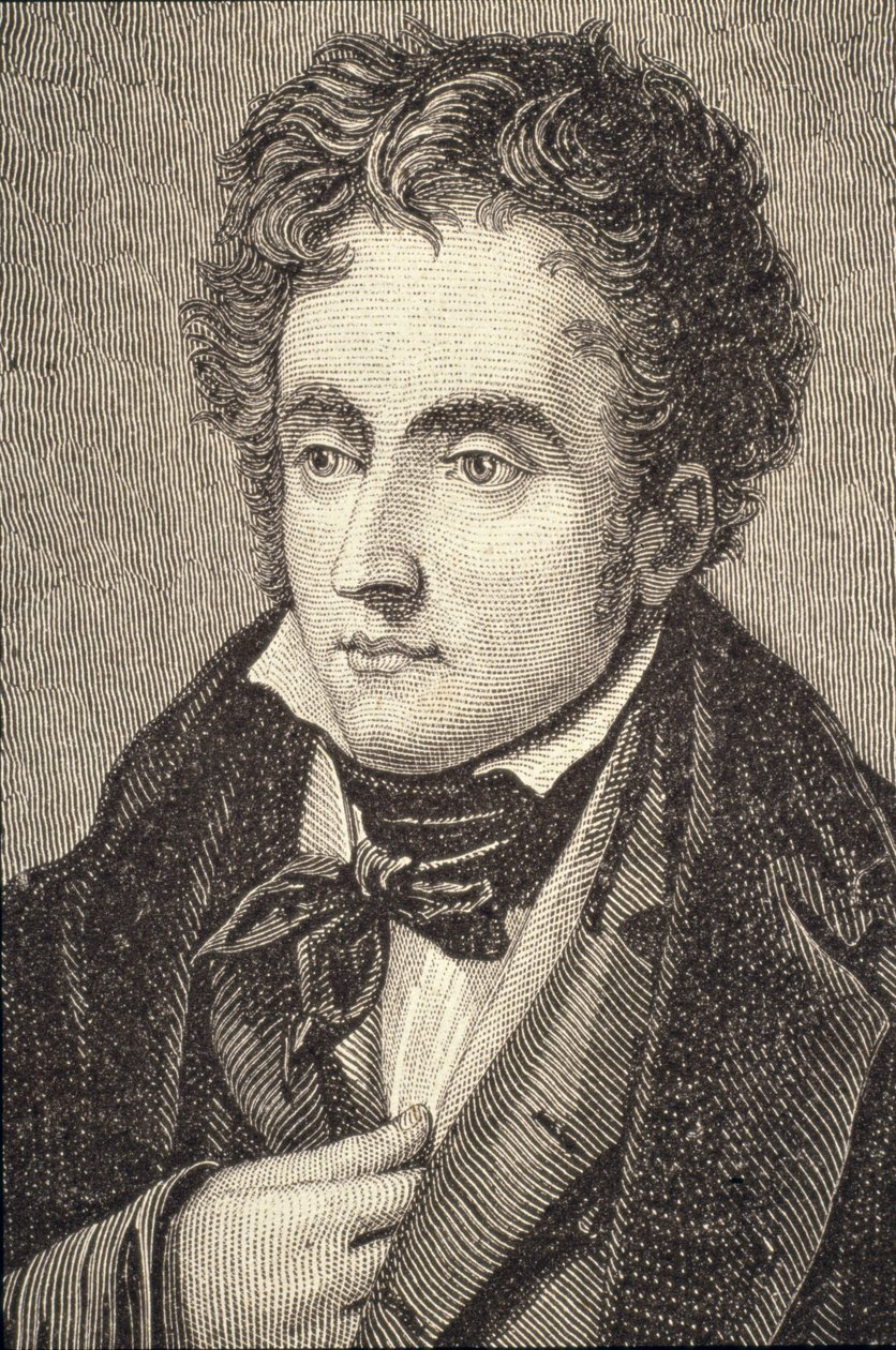 Portrait of Francois Auguste Rene, Viscount of Chateaubriand by French School
