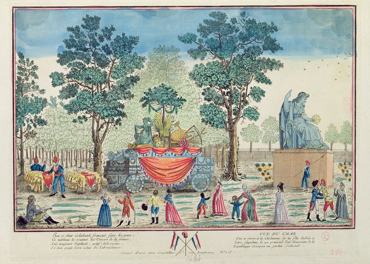 Procession of the Chariot of Agriculture after the 
