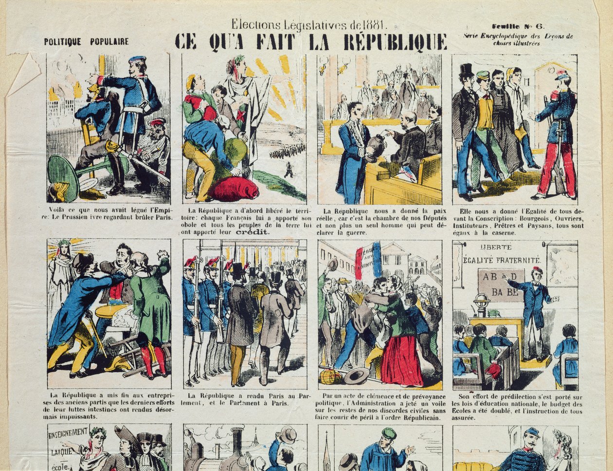 Republican Propaganda in Support of the Foundation of the Third Republic by French School